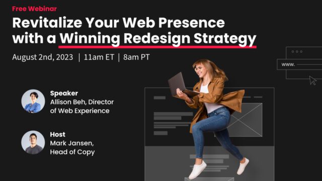 Webinar: Revitalise Your Web Presence with a Winning Redesign Strategy